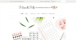 Desktop Screenshot of mumandmehandmadedesigns.com.au